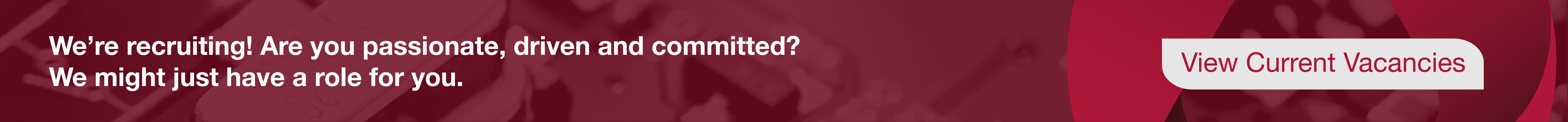 We’re recruiting! Would you like to work for us?